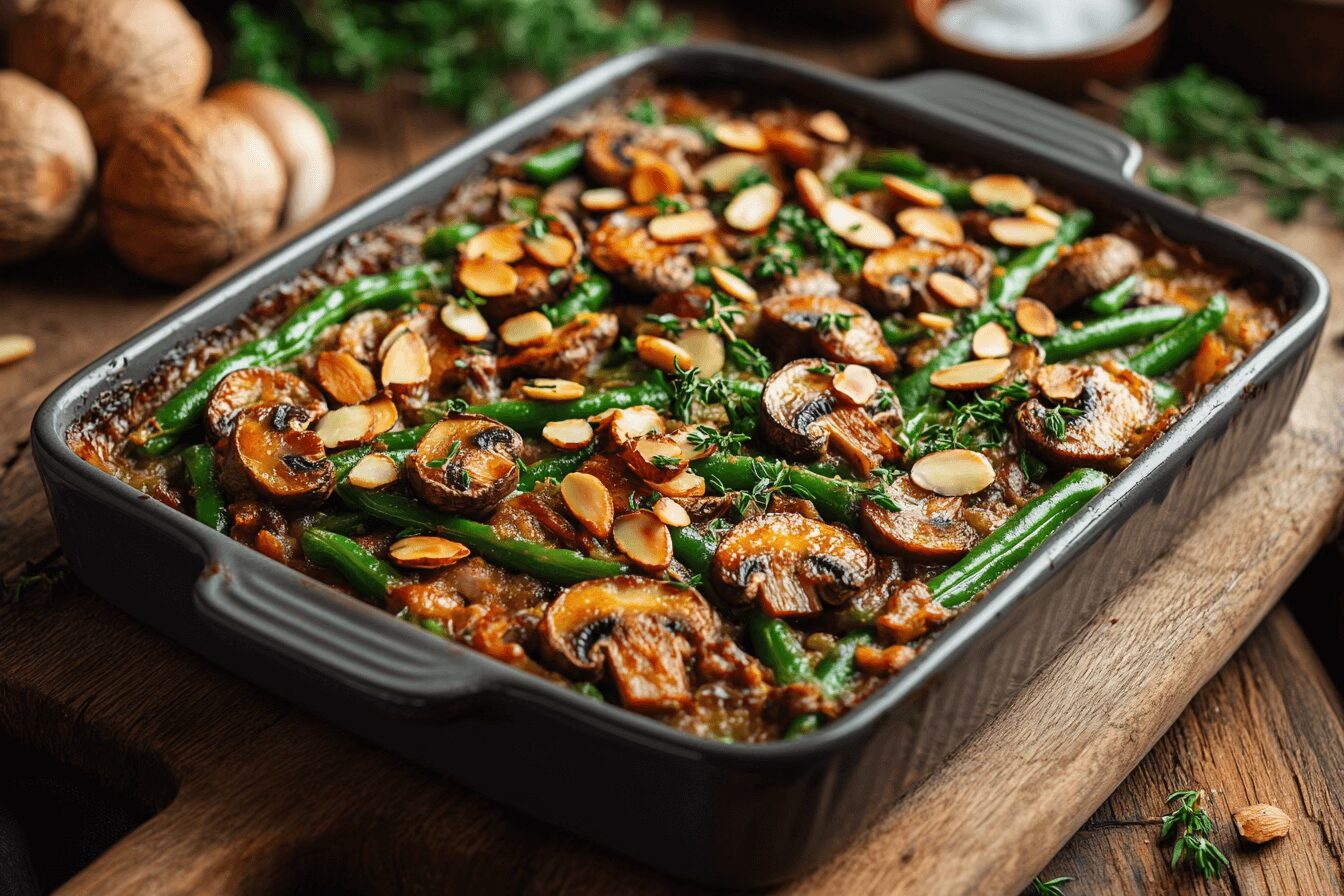 Healthy Green Bean Casserole
